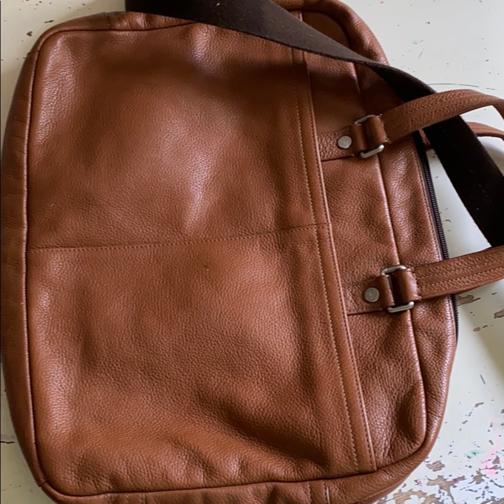 Coach pebble briefcase brown - Picture 3 of 7